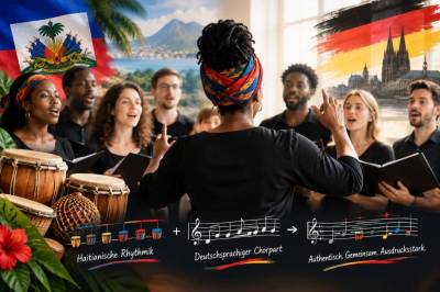 Wie integrierst du haitianische rhythmik authentisch in ein deutschsprachiges chorarrangement, ohne melodische nuancen zu verlieren