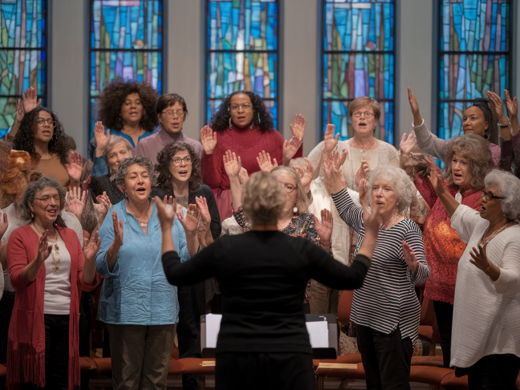 Welche vokalübungen helfen gospelchoren, kraftvolle lange noten sicher zu halten